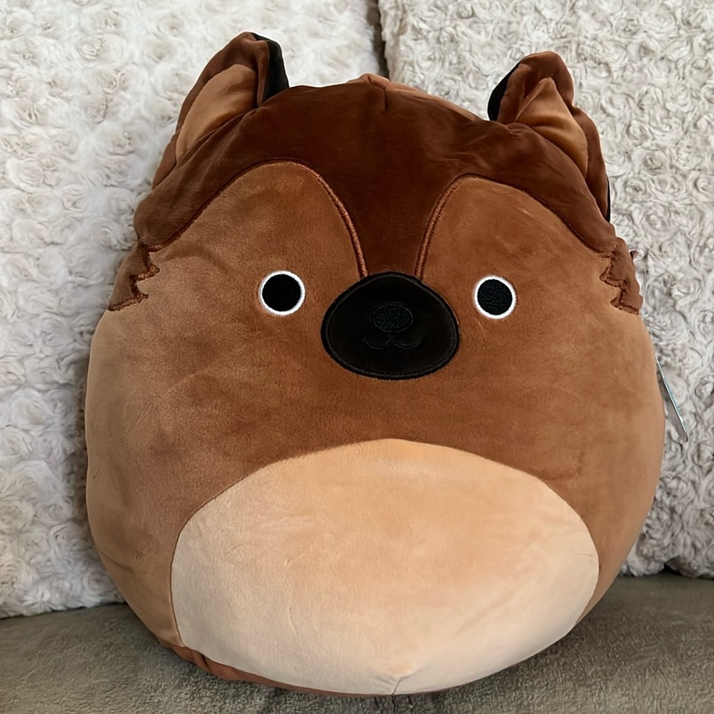 🐕Squishmallows Mario the German Sheppard Dog 12” NWT